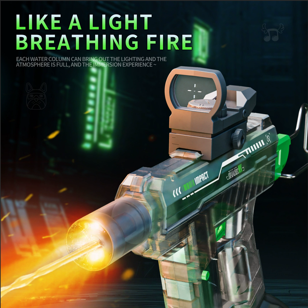 The new second-generation UZI electric water gun high-speed continuous firing strong power large-capacity children‘s water-saving water-saving gun