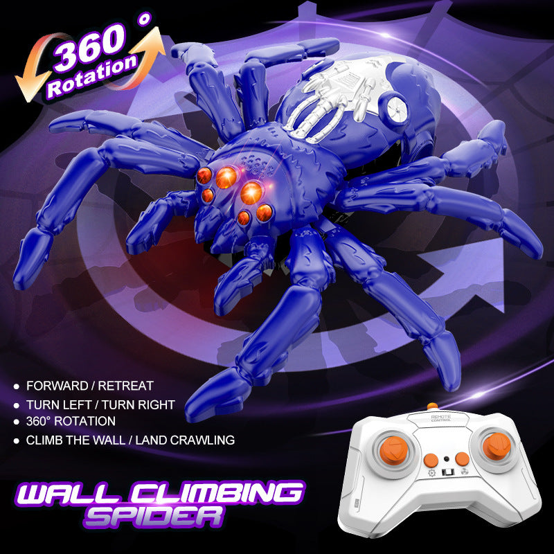 Remote-Controlled Wall-Climbing Gecko Toy – Electric Bionic Chameleon/Lizard – Color-Changing Wall-Climbing Toy for Boys
